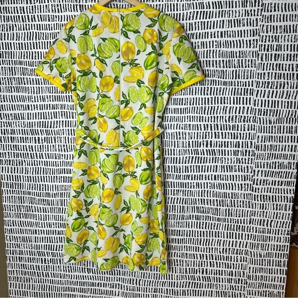 Vintage handmade polyester Lemon Print Dress - Picture 14 of 14